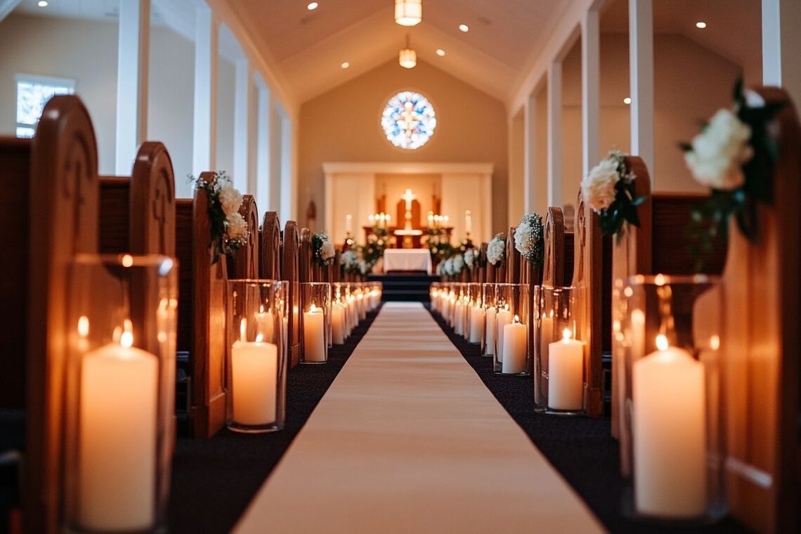 Musique d'entrée d'église pour un mariage, personnalisée pour chaque couple