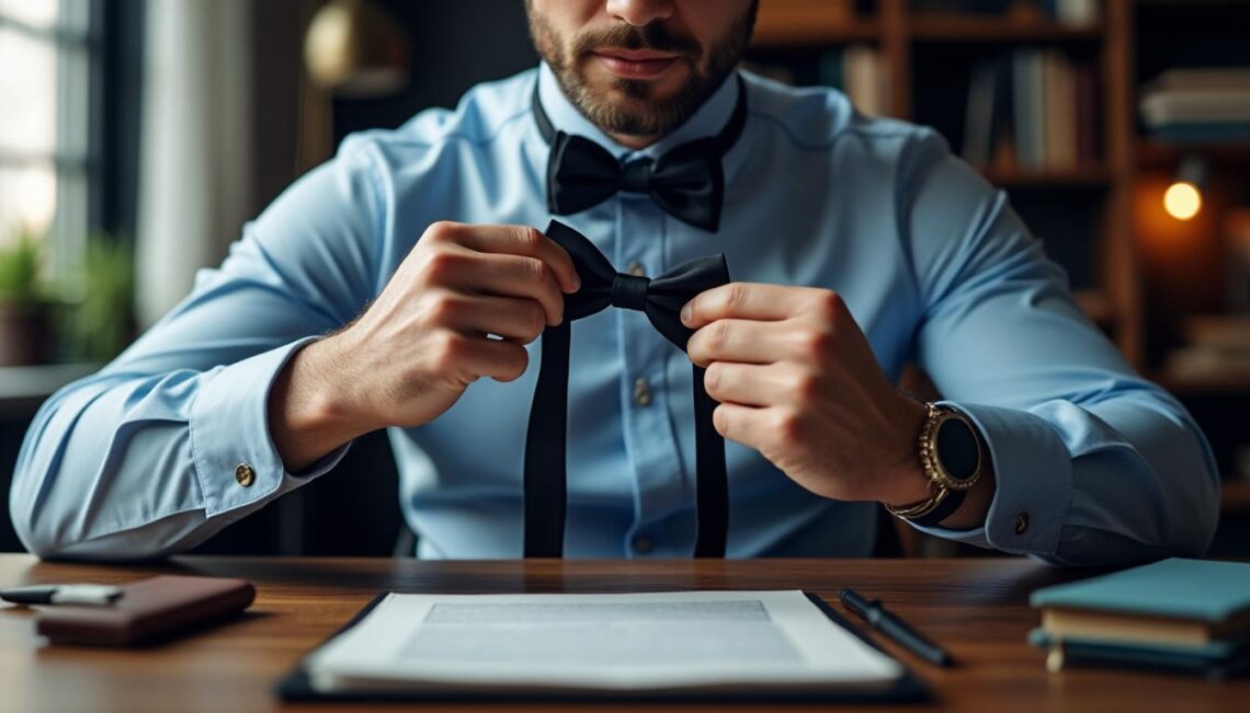 apprenez à réaliser un nœud papillon élégant avec un simple ruban en moins de cinq minutes. suivez notre guide étape par étape pour impressionner à toutes les occasions avec ce look chic et facile à maîtriser.