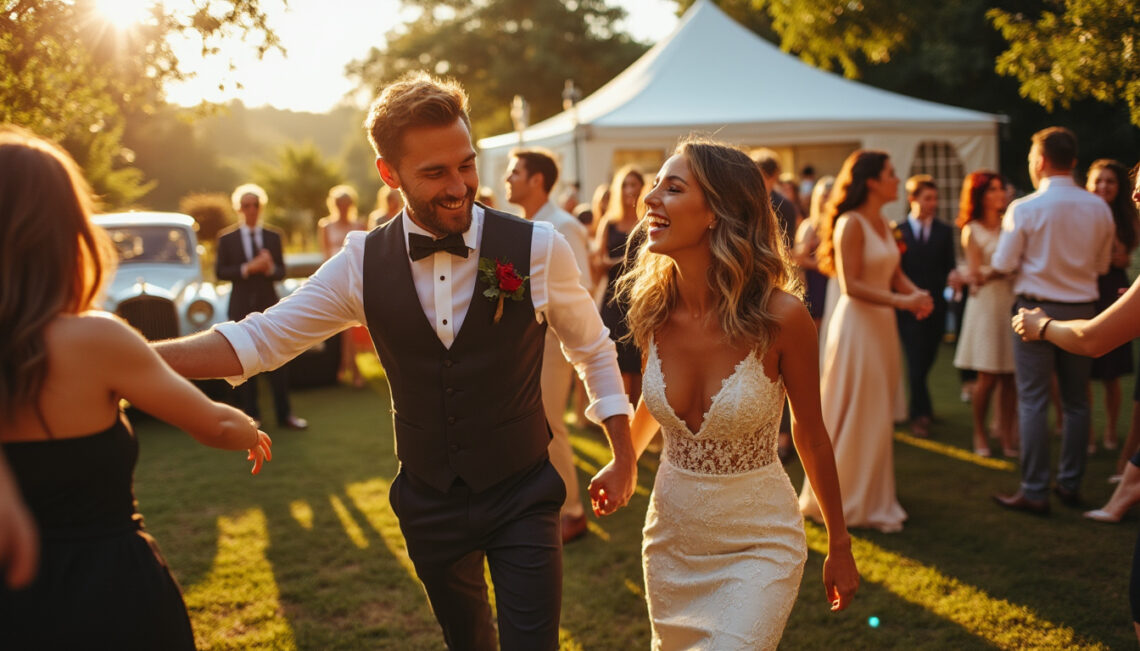 découvrez les meilleures chansons de sortie d'église pour mariage : une sélection entraînante pour faire danser tous vos invités dès la fin de la cérémonie !