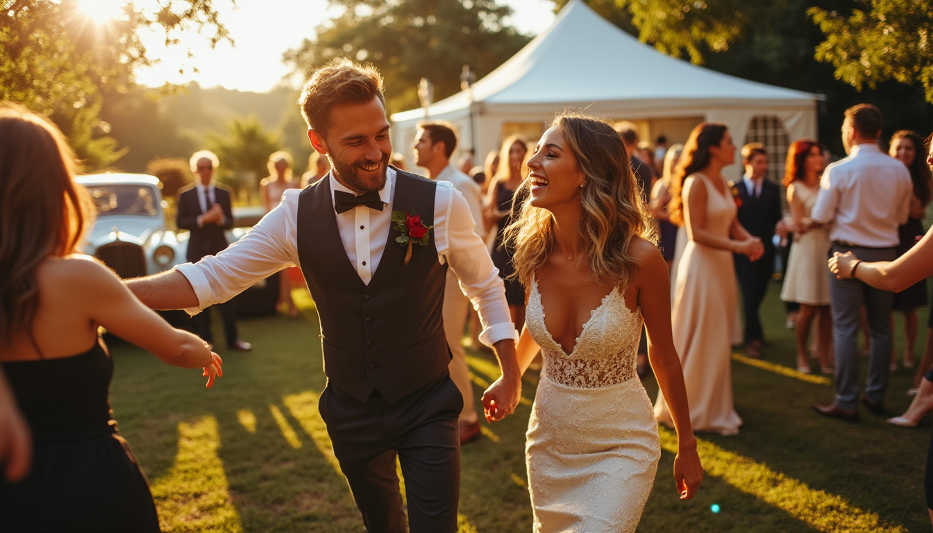 découvrez les meilleures chansons de sortie d'église pour mariage : une sélection entraînante pour faire danser tous vos invités dès la fin de la cérémonie !