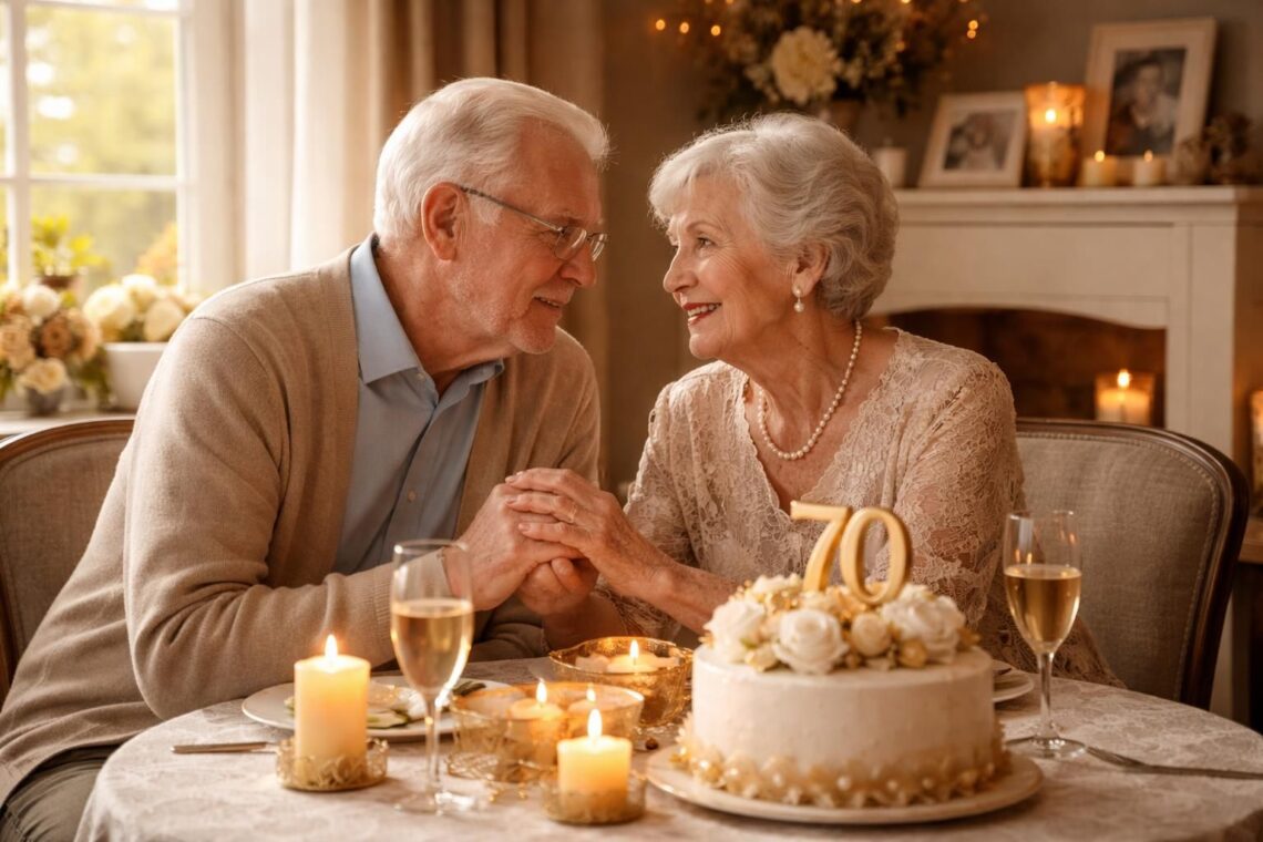 découvrez comment célébrer 70 ans de mariage en toute intimité, avec des idées touchantes et des conseils pour un moment mémorable en petit comité.