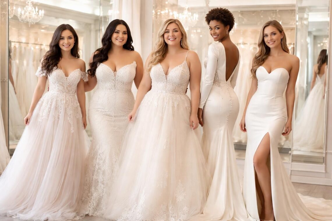 découvrez comment choisir la robe de mariée idéale en fonction de votre morphologie pour parfaitement refléter votre style personnel le jour j.