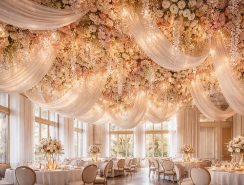découvrez les idées de décoration de plafond tendance pour une salle de mariage en 2026 et créez une ambiance élégante et mémorable pour votre grand jour.
