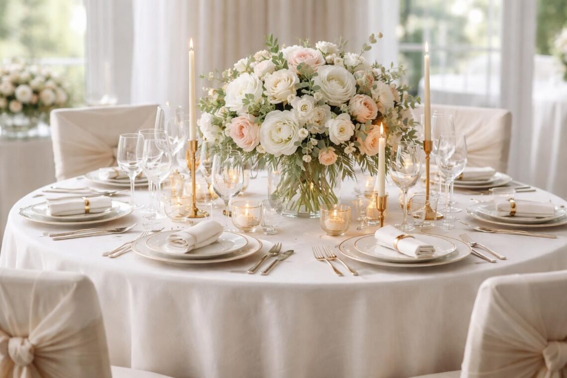 découvrez des idées élégantes pour décorer une table ronde de mariage et créer une ambiance raffinée et magique pour votre réception.