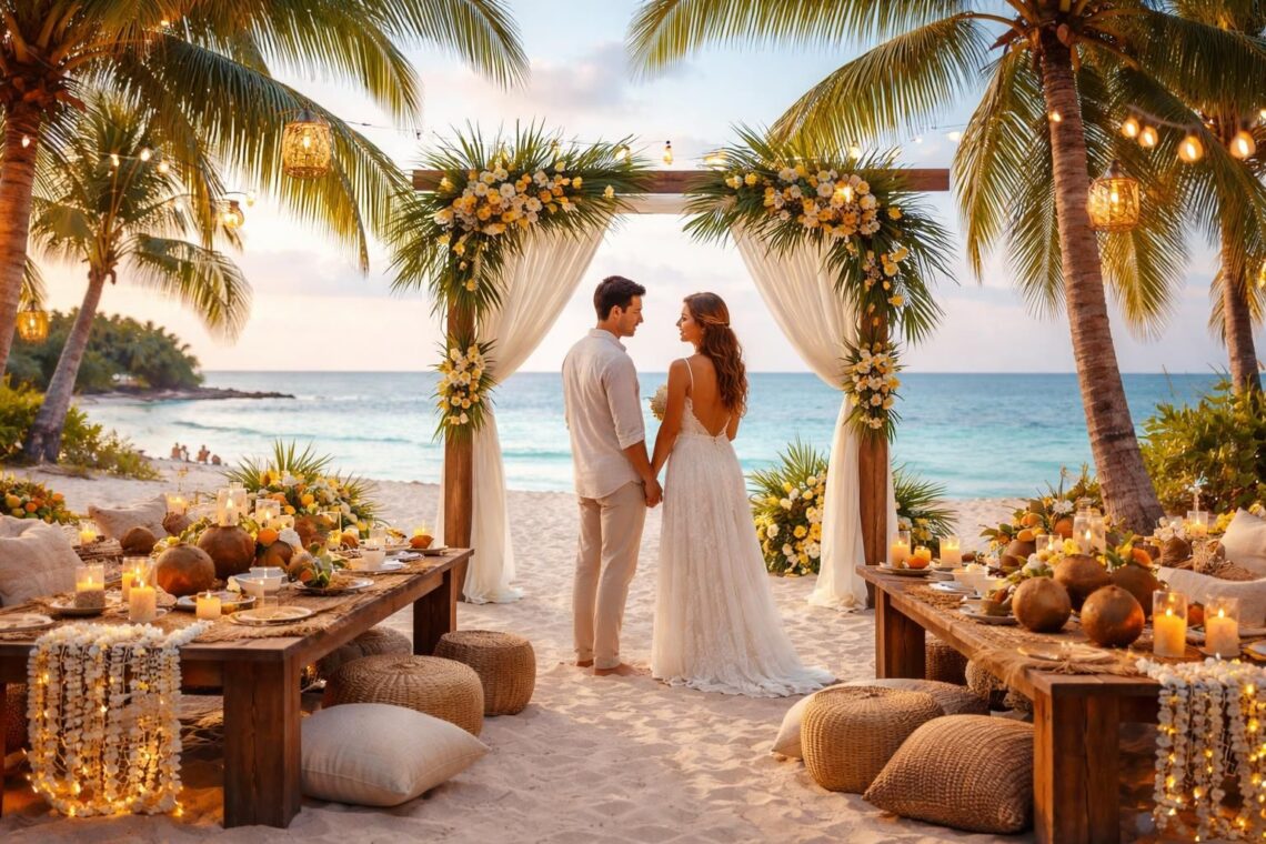 découvrez une inspiration exotique unique pour des noces de coco inoubliables, alliant charme tropical et élégance naturelle pour une célébration magique.