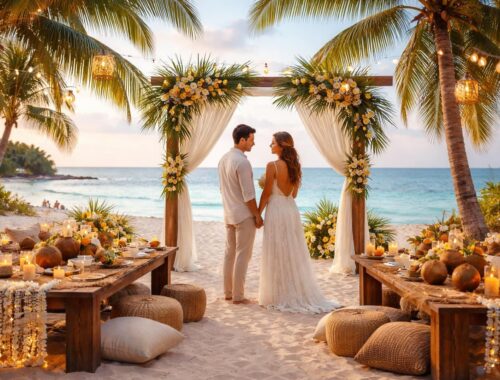 découvrez une inspiration exotique unique pour des noces de coco inoubliables, alliant charme tropical et élégance naturelle pour une célébration magique.