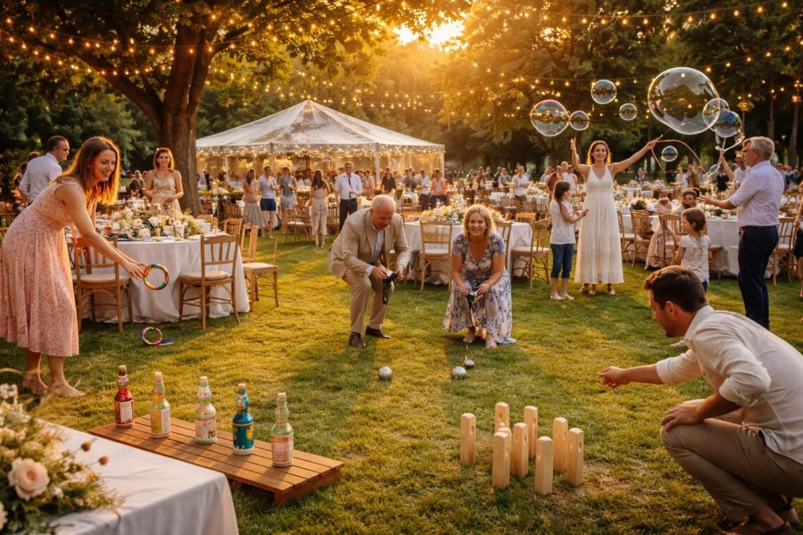 découvrez des jeux originaux et créatifs pour animer votre mariage et rendre votre réception mémorable et pleine de joie.