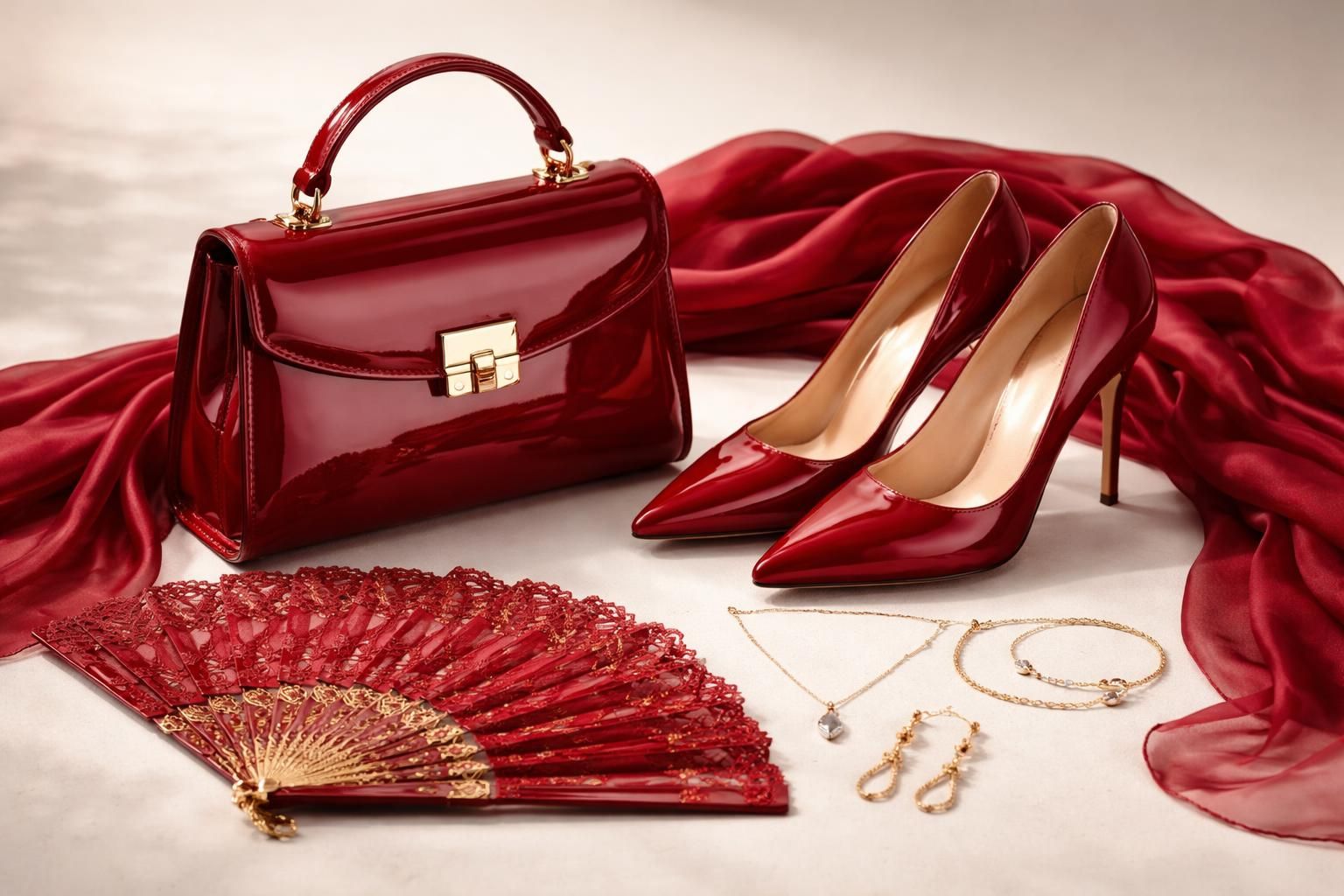 découvrez les accessoires indispensables pour compléter parfaitement votre tenue invitée rouge lors d'un mariage et être élégante en toute occasion.
