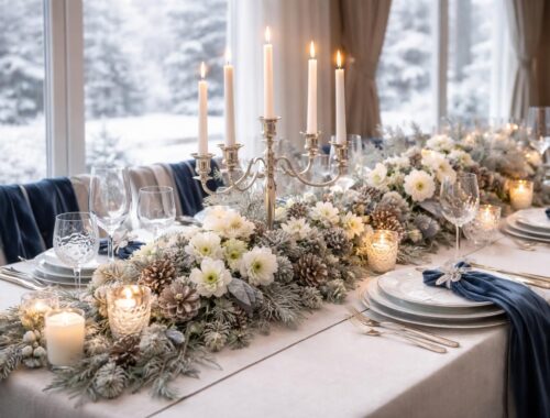 découvrez les tendances 2026 en décoration de table pour un mariage d'hiver, alliant élégance, chaleur et ambiance féerique pour un jour unique.