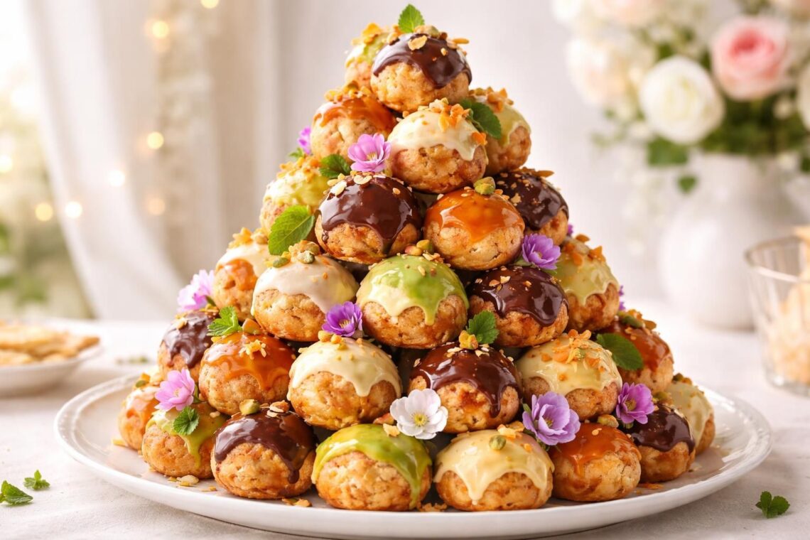 découvrez des recettes créatives pour réaliser une pièce montée en pyramide de choux délicieuse, parfaite pour surprendre vos invités lors de vos événements.
