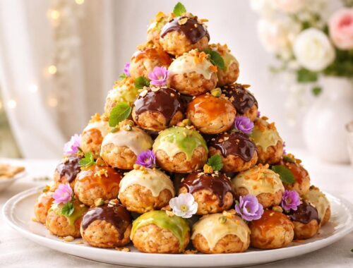 découvrez des recettes créatives pour réaliser une pièce montée en pyramide de choux délicieuse, parfaite pour surprendre vos invités lors de vos événements.