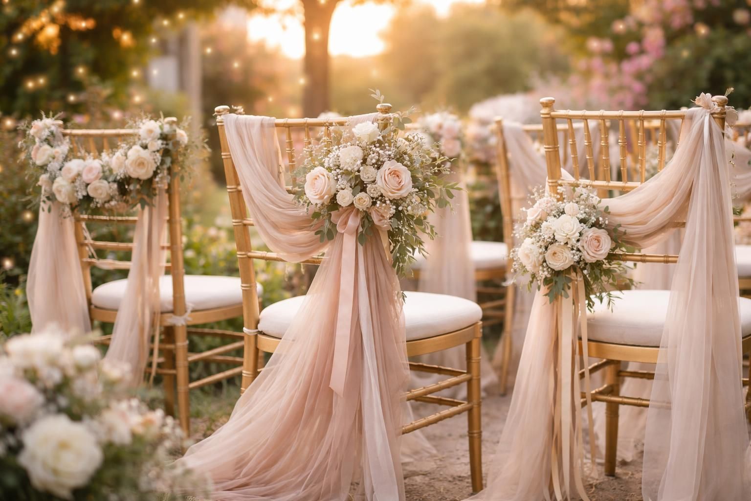 découvrez des idées créatives pour décorer vos chaises et rendre votre mariage unique et mémorable.