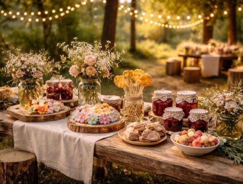 découvrez nos inspirations de bonbons pour un mariage champêtre, alliant charme rustique et douceurs savoureuses pour une réception inoubliable.