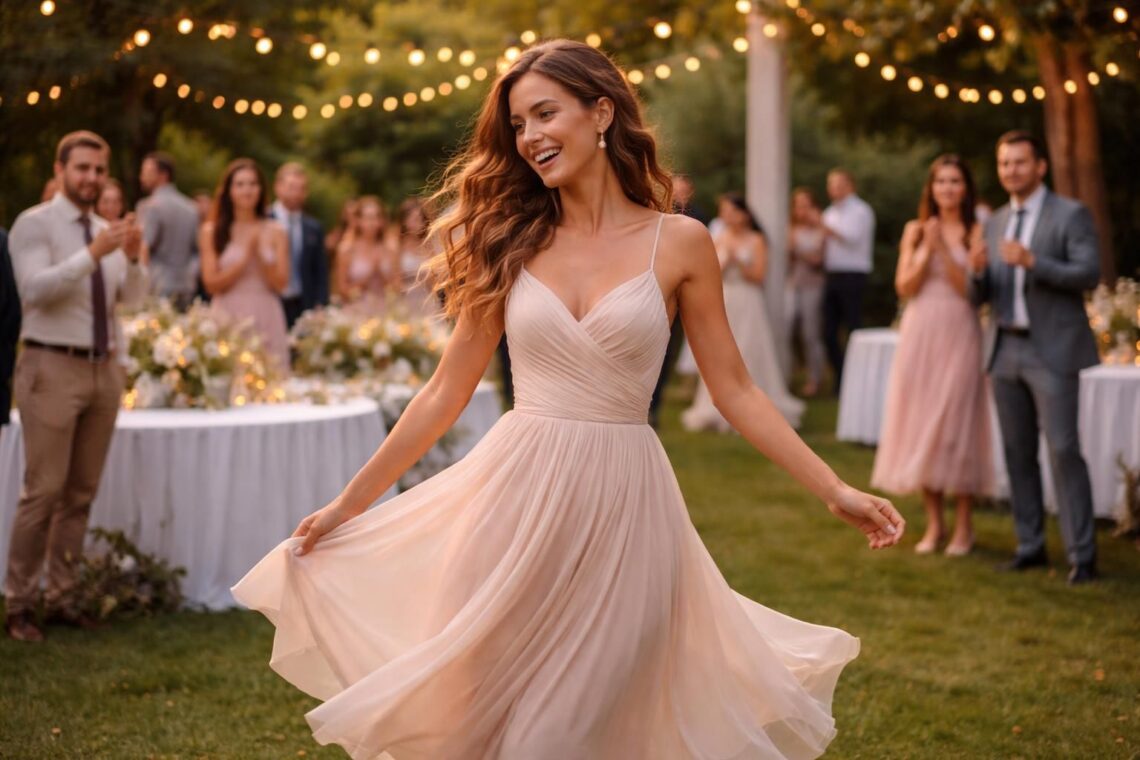 découvrez madison en pleine danse lors d'un mariage, capturant la joie et l'émotion de ce moment festif unique.