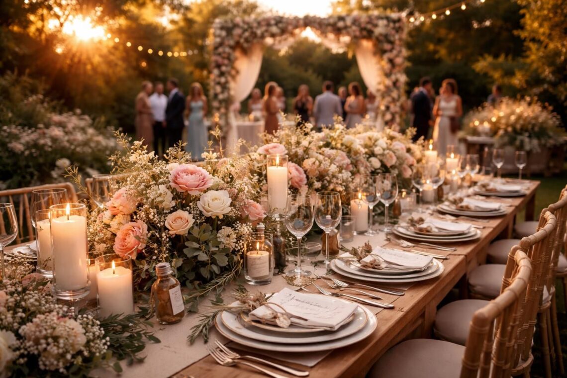 organisez le mariage de vos rêves avec notre service d'organisation de noces personnalisées, adapté à vos envies et votre budget pour un jour unique et inoubliable.