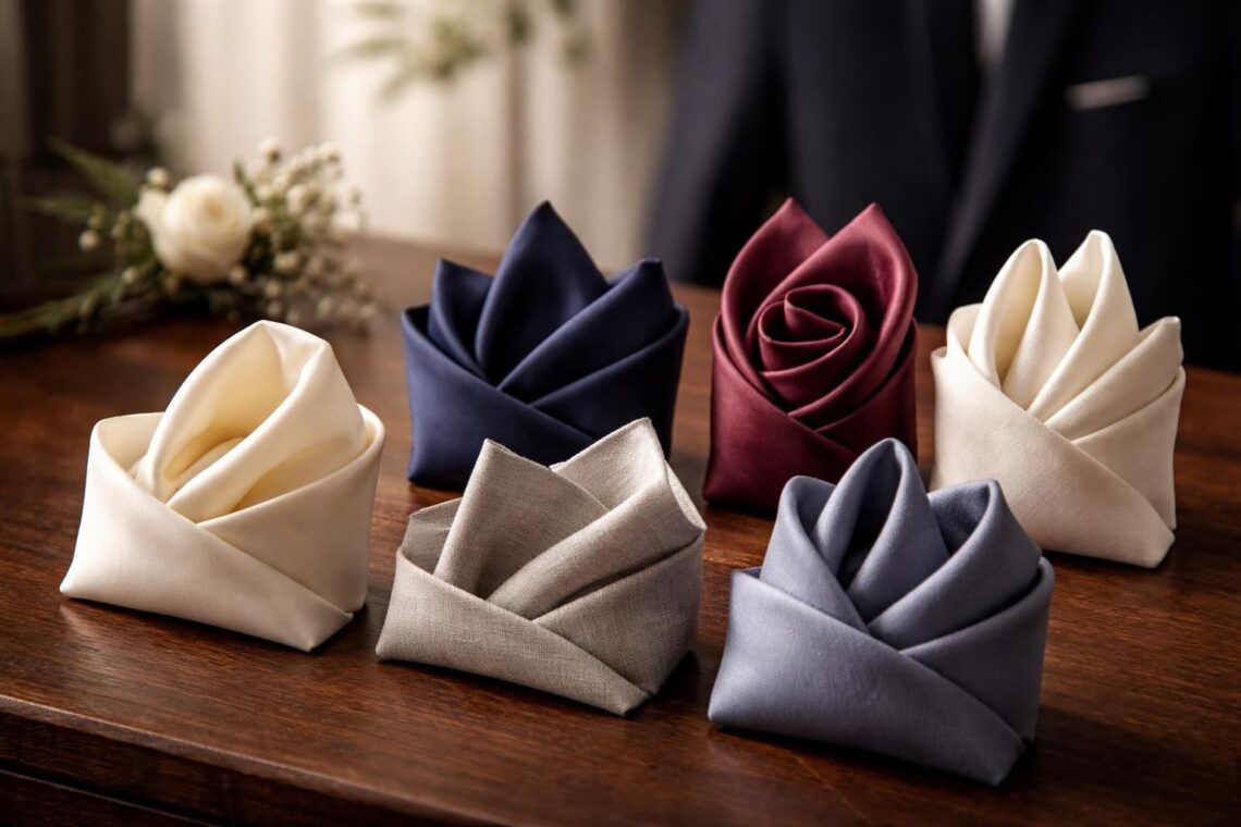 découvrez les tendances incontournables pour le pliage de pochette de costume lors d'un mariage et apportez une touche d'élégance à votre tenue.