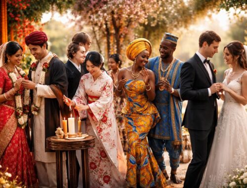 découvrez les traditions uniques et fascinantes des mariages à travers le monde, une plongée culturelle riche en coutumes et célébrations.