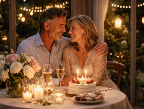 organisez une célébration intime et mémorable pour votre anniversaire de mariage, entourés de vos proches dans une ambiance chaleureuse et conviviale.
