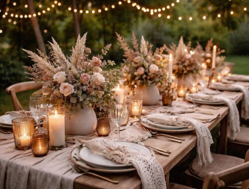 découvrez comment transformer votre table de mariage bohème chic en un véritable chef-d'œuvre grâce à des conseils déco uniques et élégants.