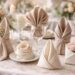 découvrez nos conseils pour choisir les meilleures serviettes en tissu pour mariage et maîtriser l'art du pliage pour une table élégante et raffinée.