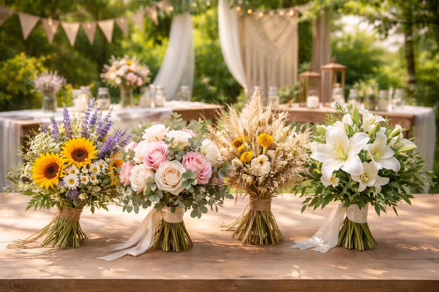 découvrez comment sélectionner les fleurs idéales pour un mariage en juin en harmonie avec votre thème, pour une décoration florale parfaite et personnalisée.