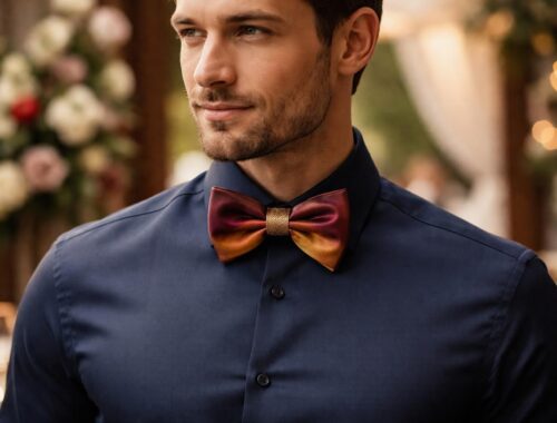 découvrez comment choisir la couleur parfaite de nœud papillon pour accompagner une chemise bleu marine et réussir votre tenue de mariage avec élégance et style.