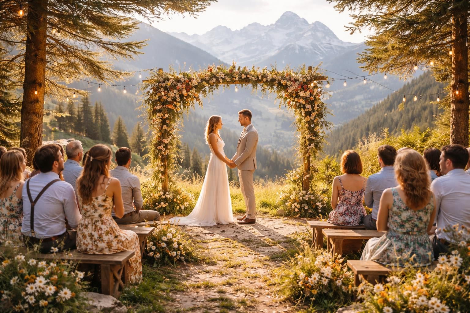 découvrez une inspiration unique pour un thème de mariage en montagne cet été, alliant charme authentique et beauté naturelle pour un événement inoubliable.