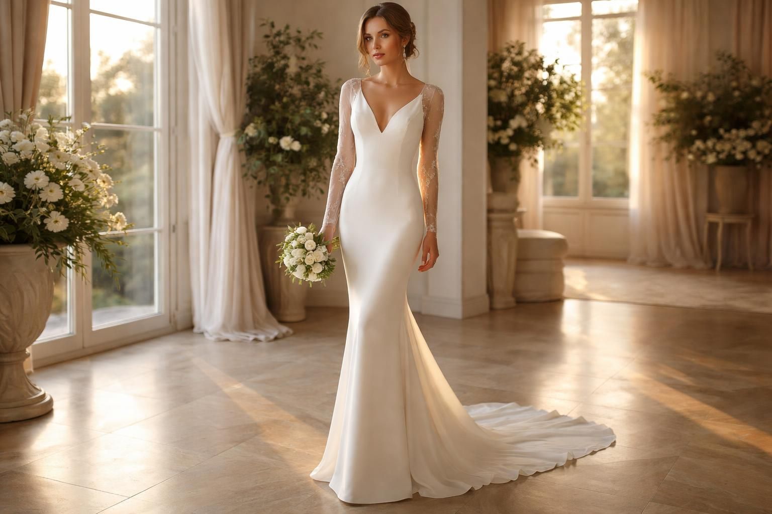 découvrez nos robes de mariée fourreau alliant élégance contemporaine et coupe raffinée pour un jour mémorable et plein de charme.