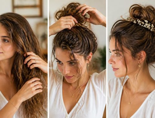 découvrez comment réaliser un chignon bohème haut en 3 étapes faciles avec notre guide express, pour un look élégant et naturel en un rien de temps.