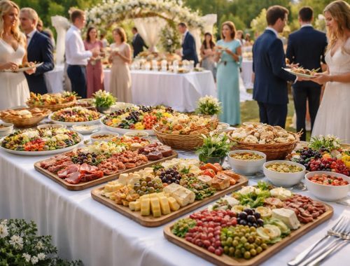 découvrez comment calculer la quantité idéale de nourriture pour un buffet froid lors d'un mariage en fonction du nombre d'invités, afin d'assurer un repas réussi et équilibre.