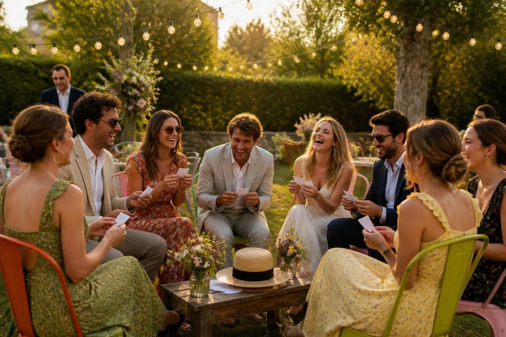découvrez des idées originales de papiers pour le jeu du chapeau lors de votre mariage, et assurez-vous des fou rires mémorables avec vos invités !