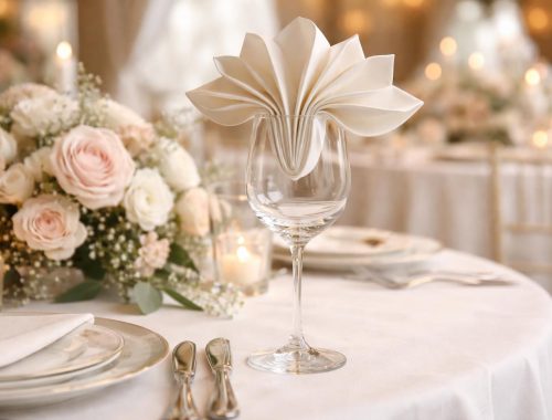 découvrez nos conseils pratiques pour réussir le pliage de serviette sur verre lors de votre mariage et offrir une décoration élégante et raffinée à vos invités.