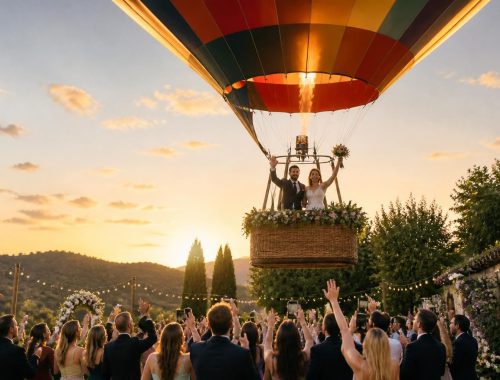 découvrez une idée originale et inoubliable pour l’arrivée des mariés et transformez votre mariage en un moment magique et unique.
