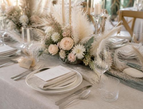 découvrez les tendances 2026 des plumes pour une décoration de table de mariage élégante et originale, alliant charme naturel et modernité.