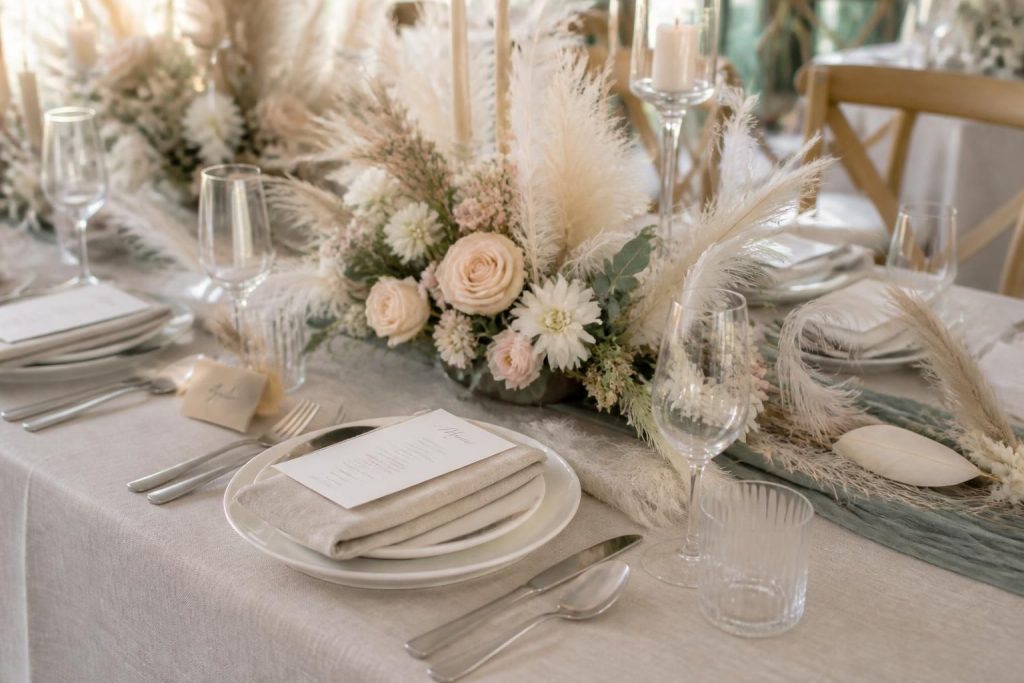découvrez les tendances 2026 des plumes pour une décoration de table de mariage élégante et originale, alliant charme naturel et modernité.