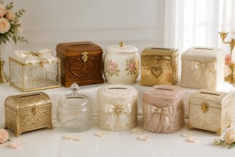 découvrez notre sélection de 10 urnes de mariage irrésistibles, parfaites pour recevoir vos vœux et cadeaux avec élégance lors de votre grand jour.